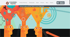 Desktop Screenshot of channelrocket.com